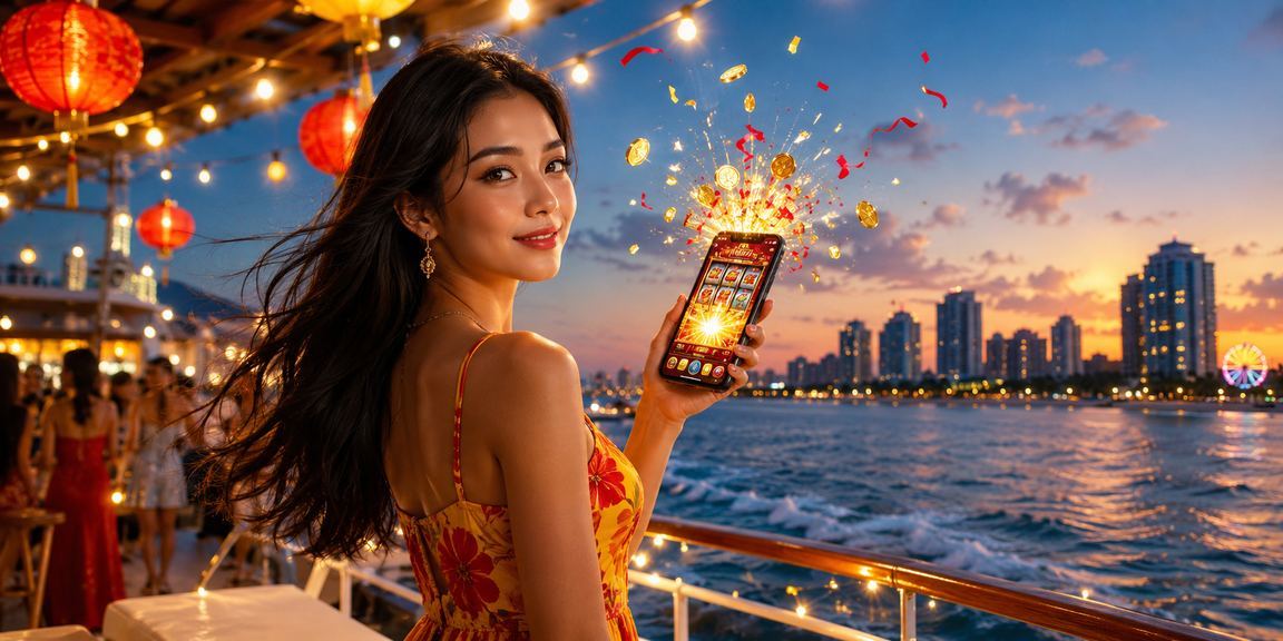 Không gian Phú Quốc minh họa người dùng khám phá slot game mới